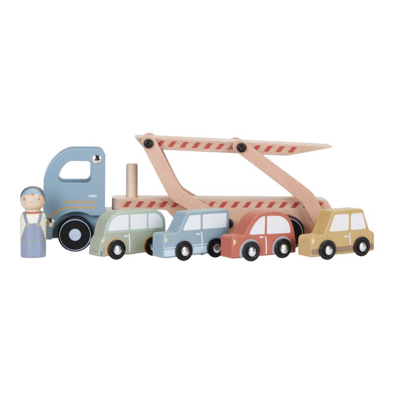 Houten transportwagen