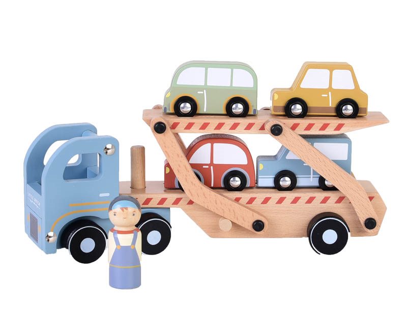 Houten transportwagen