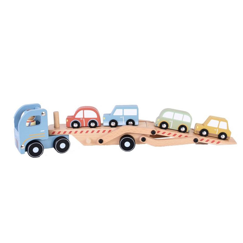 Houten transportwagen