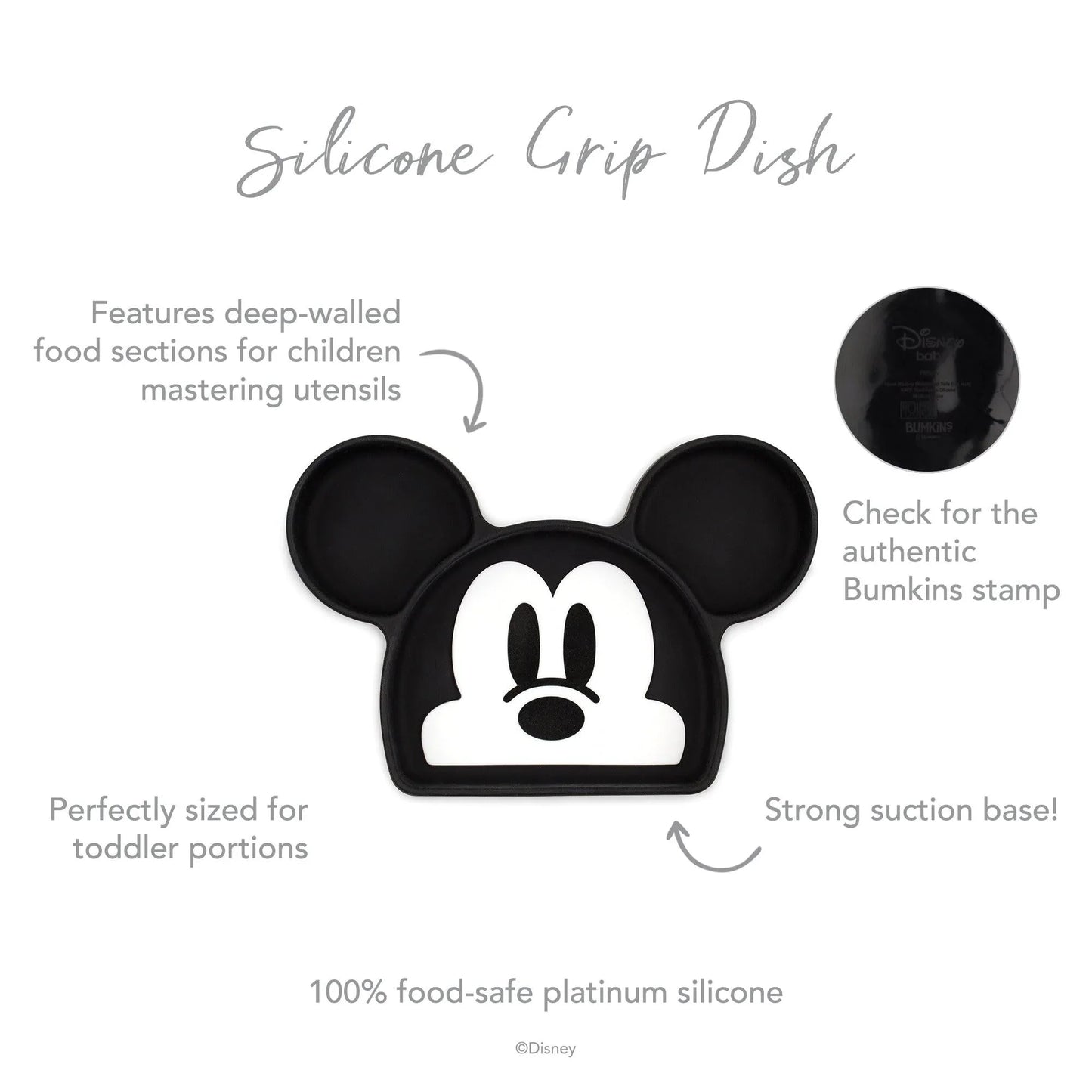 Siliconen gripschaal: Mickey Mouse