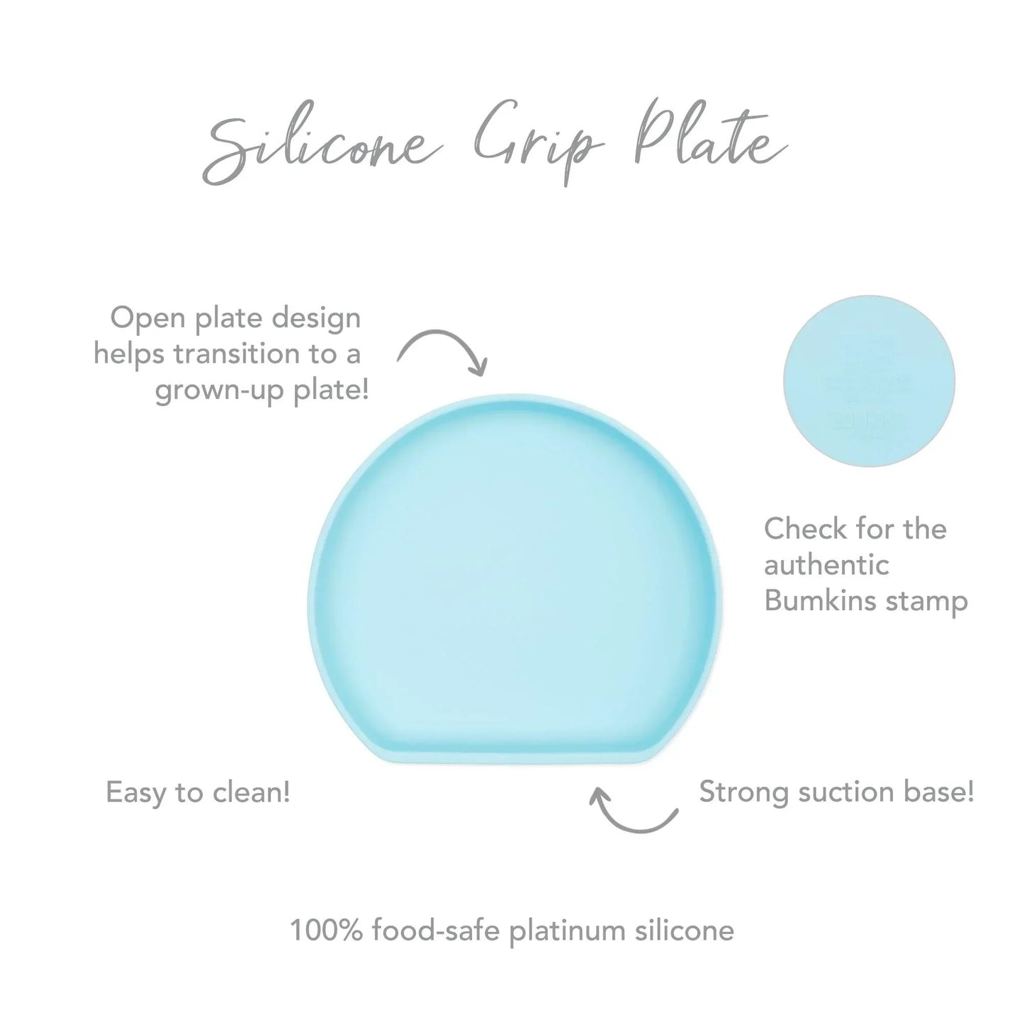 Siliconen gripplaat: Blauw