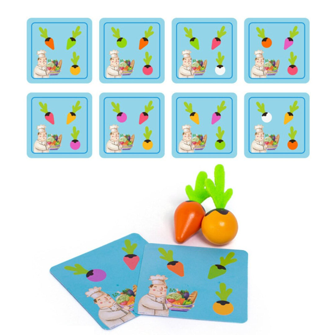 GrowGarden - Montessori Gemüse Spielset
