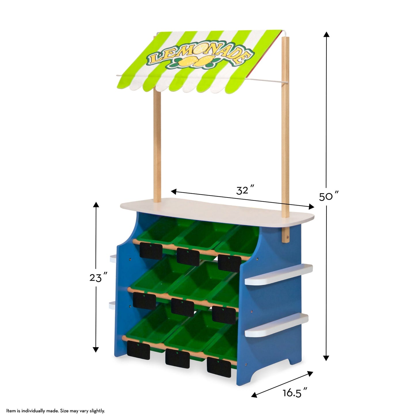 Houten kruidenierswinkel / limonadekraam