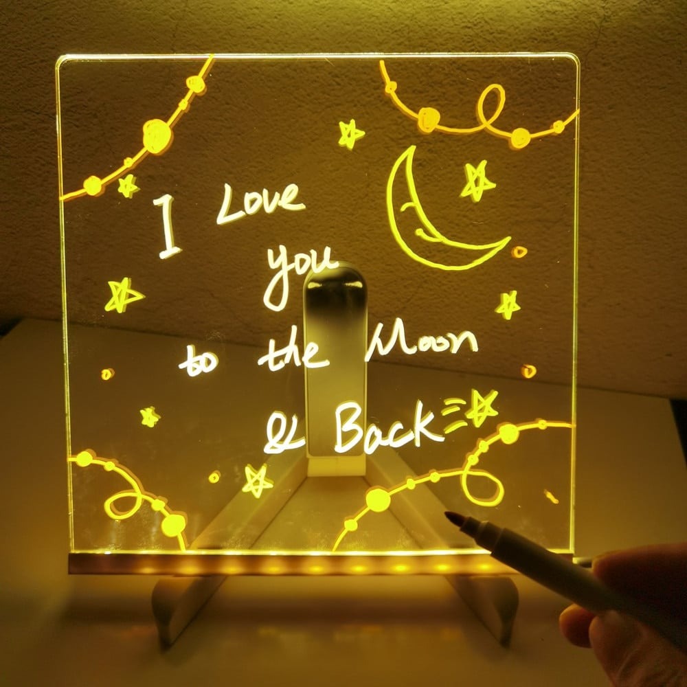 LumiBoard - Kreative wiederbeschreibbare LED-Platine aus Acryl