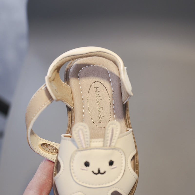Casual sandalen met konijnen- en wortelmotief