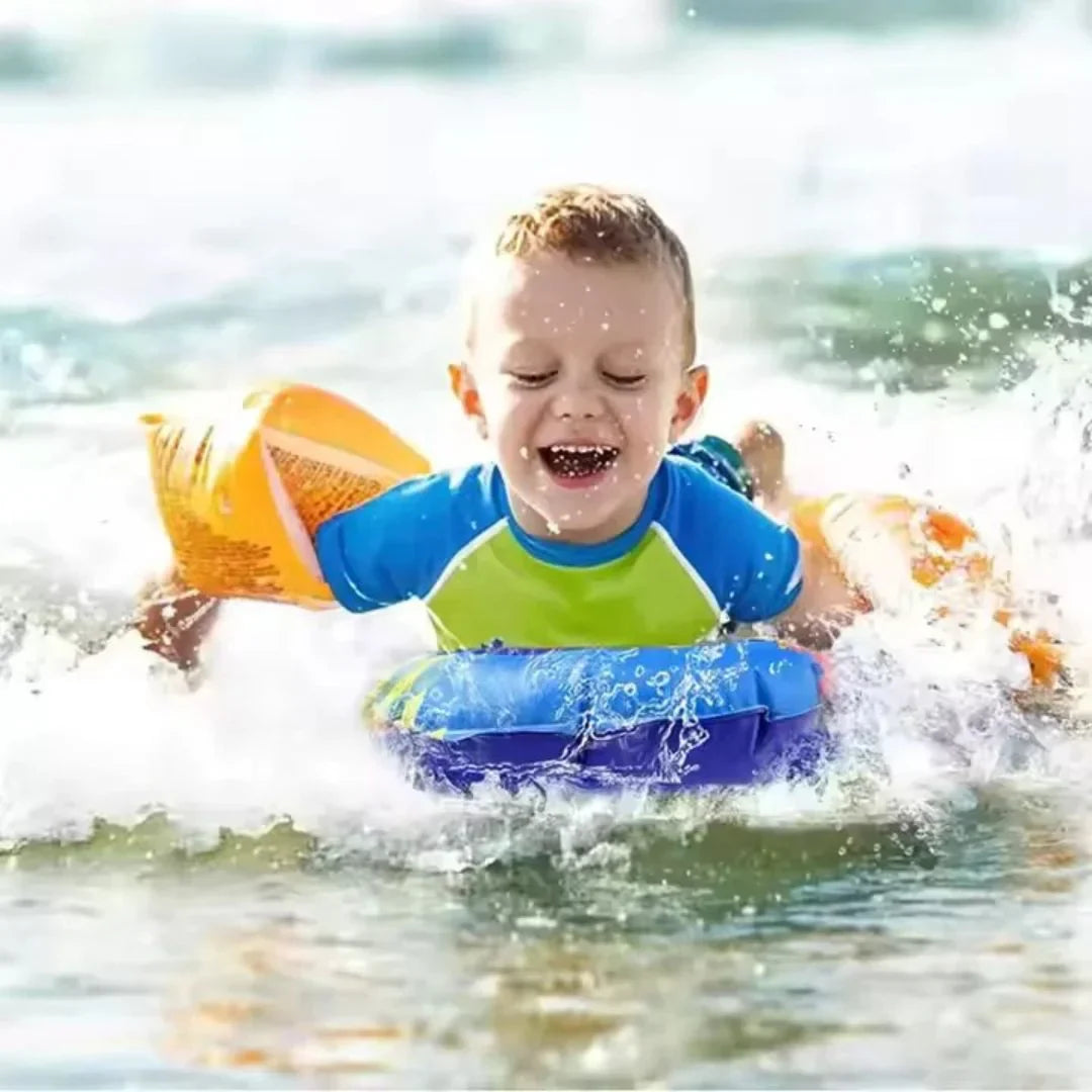 Wavey – Aufblasbares Kinder Bodyboard ab 5 Jahren | Sicherer Strandspaß