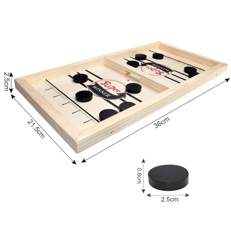 SlingShot Pro - Hölzernes Hockeyspiel