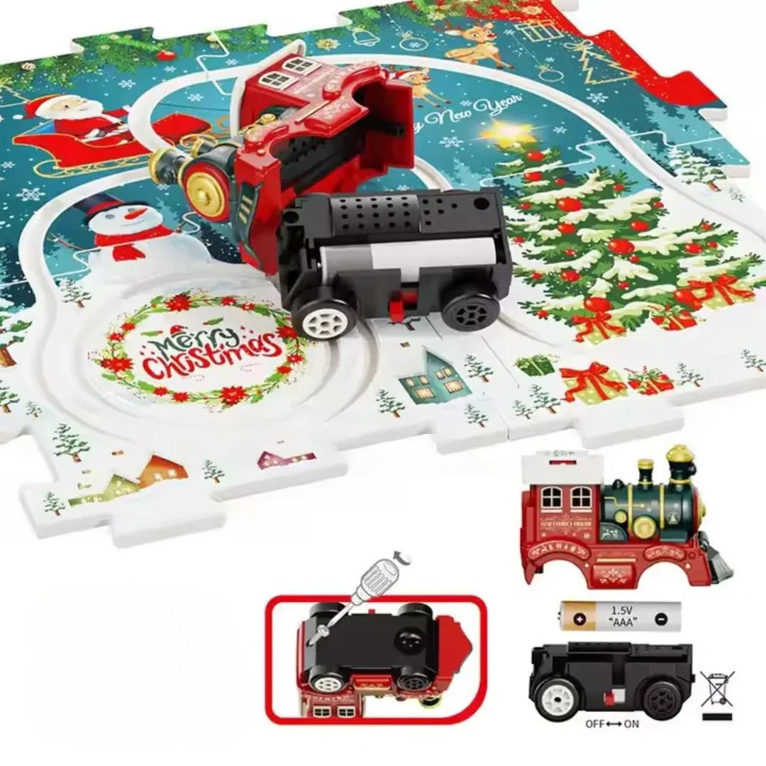 WonderTrack – DIY Weihnachtszug Bahnset Kinder ab 6 Jahren