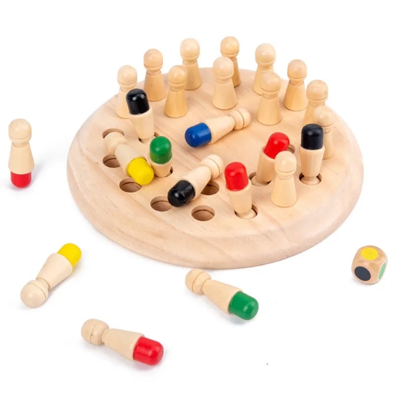 MemoryMinds- - Leuk houten geheugenspel voor het ontwikkelen van cognitieve vaardigheden