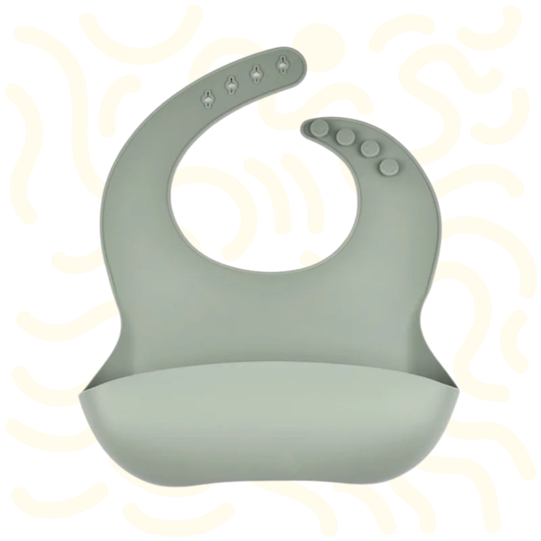 ComfyBib - Silikon Baby Lätzchen Wasserdicht