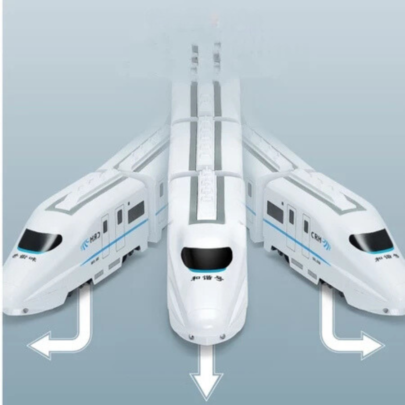 SuperTrain - Hochgeschwindigkeits-Eisenbahnmodell Elektrische Eisenbahn Spielzeug