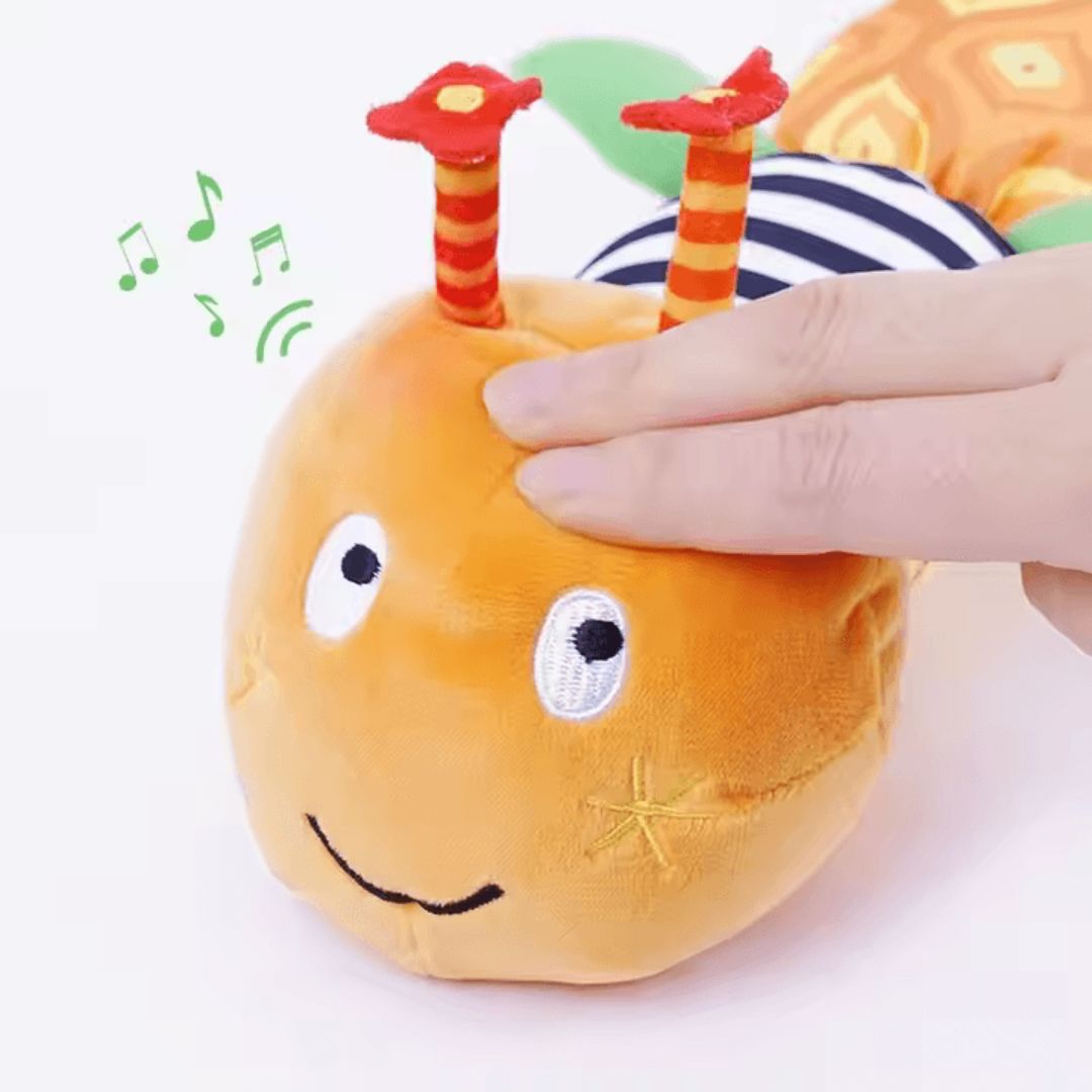 PlayfulPals – Musikalisches Plüschrassel für Kinder ab 0+ – Fördert die Sensorische Entwicklung