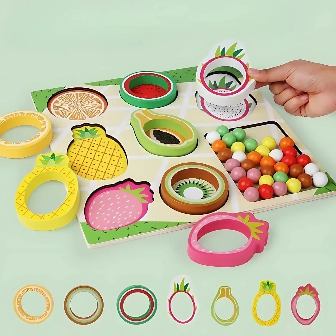 FruityMatch – Holz Obst Sortierspiel 3+