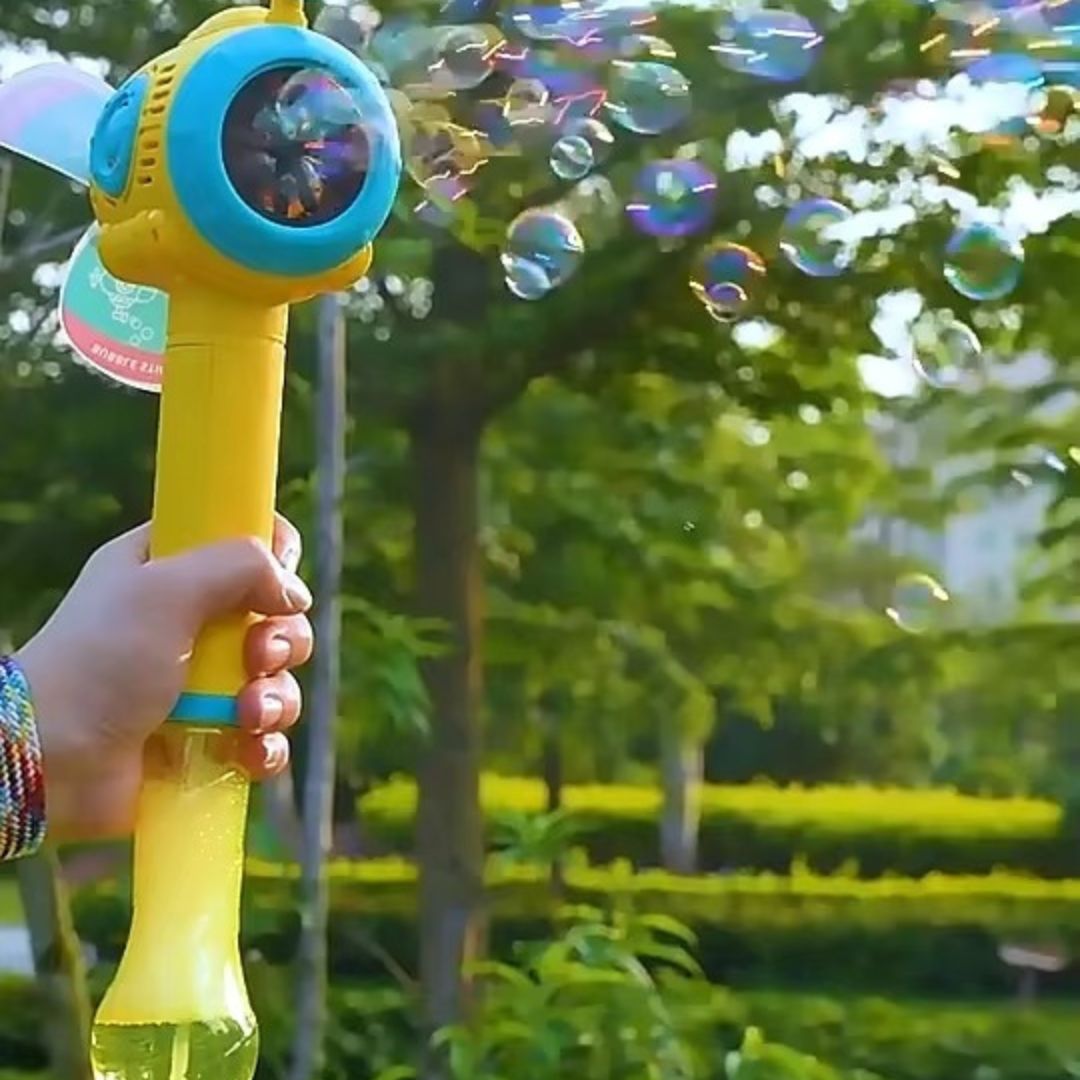 GlowBubble – Light-Up Bubble Wand Toy for Kids Ages 3+ – Spark Outdoor Play with Bubbles & Lights