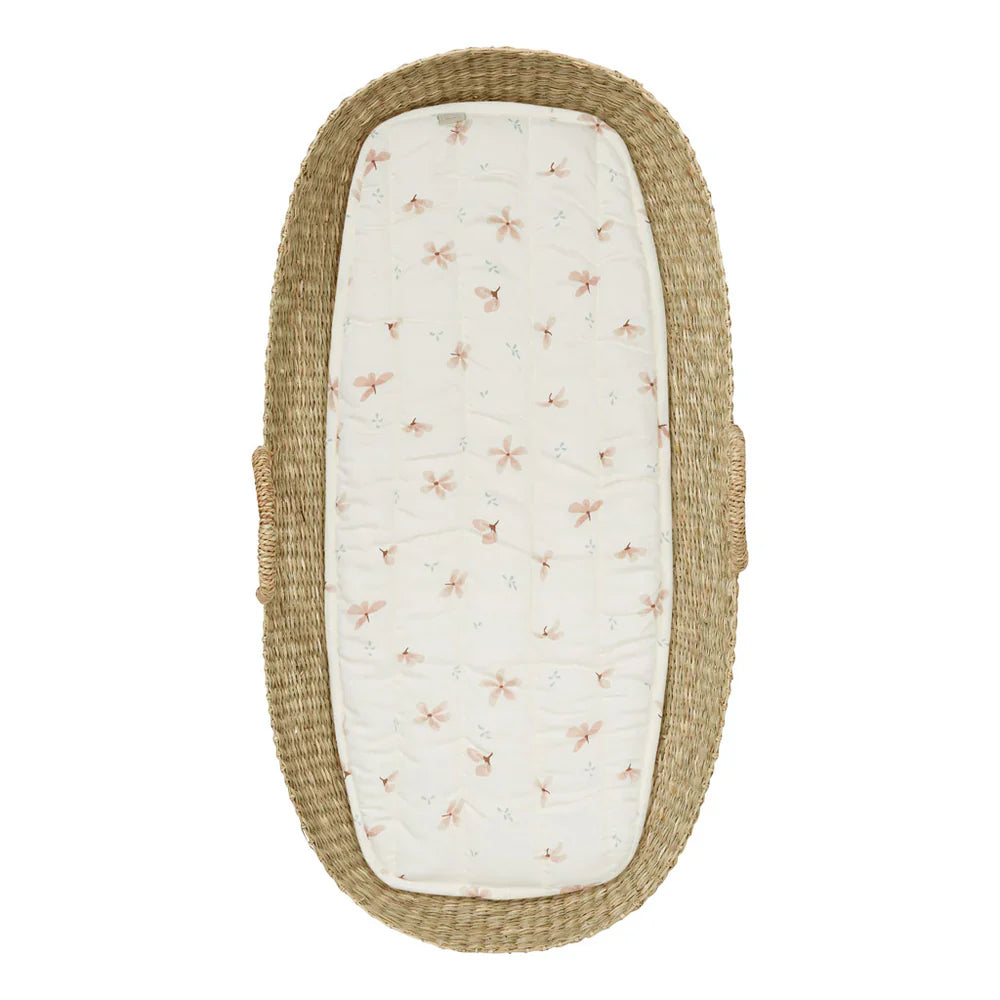 Changing Basket Liner - Windflower Creme