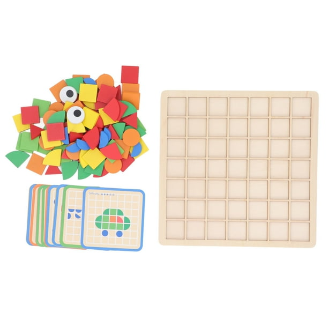 PatternPlay - Holzpuzzle mit Formen für Kinder ab 3 Jahren