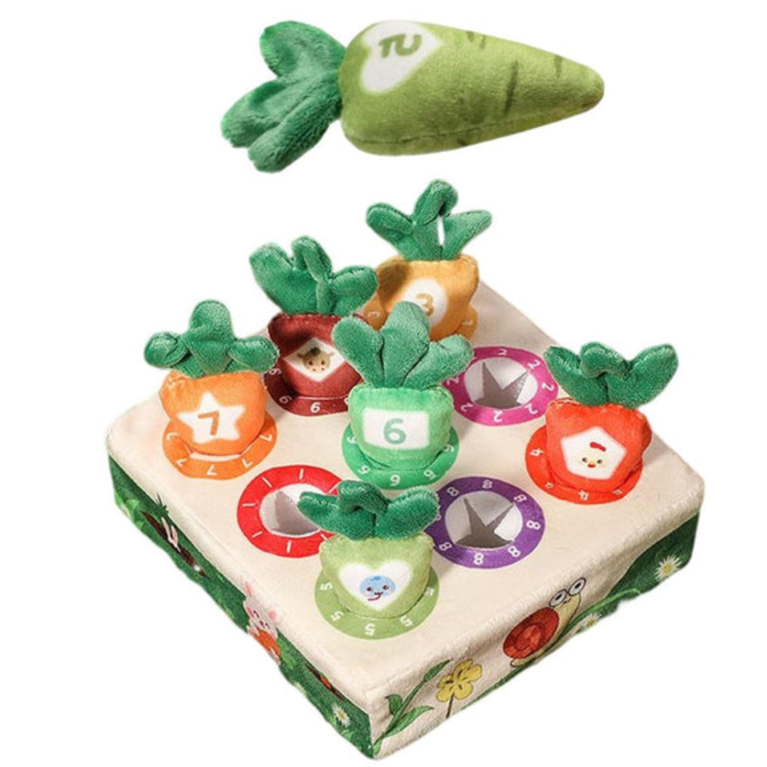 CarrotClasp - Plüschkarotte als Schlüsselanhänger - weiches & skurriles Accessoire für Kinder