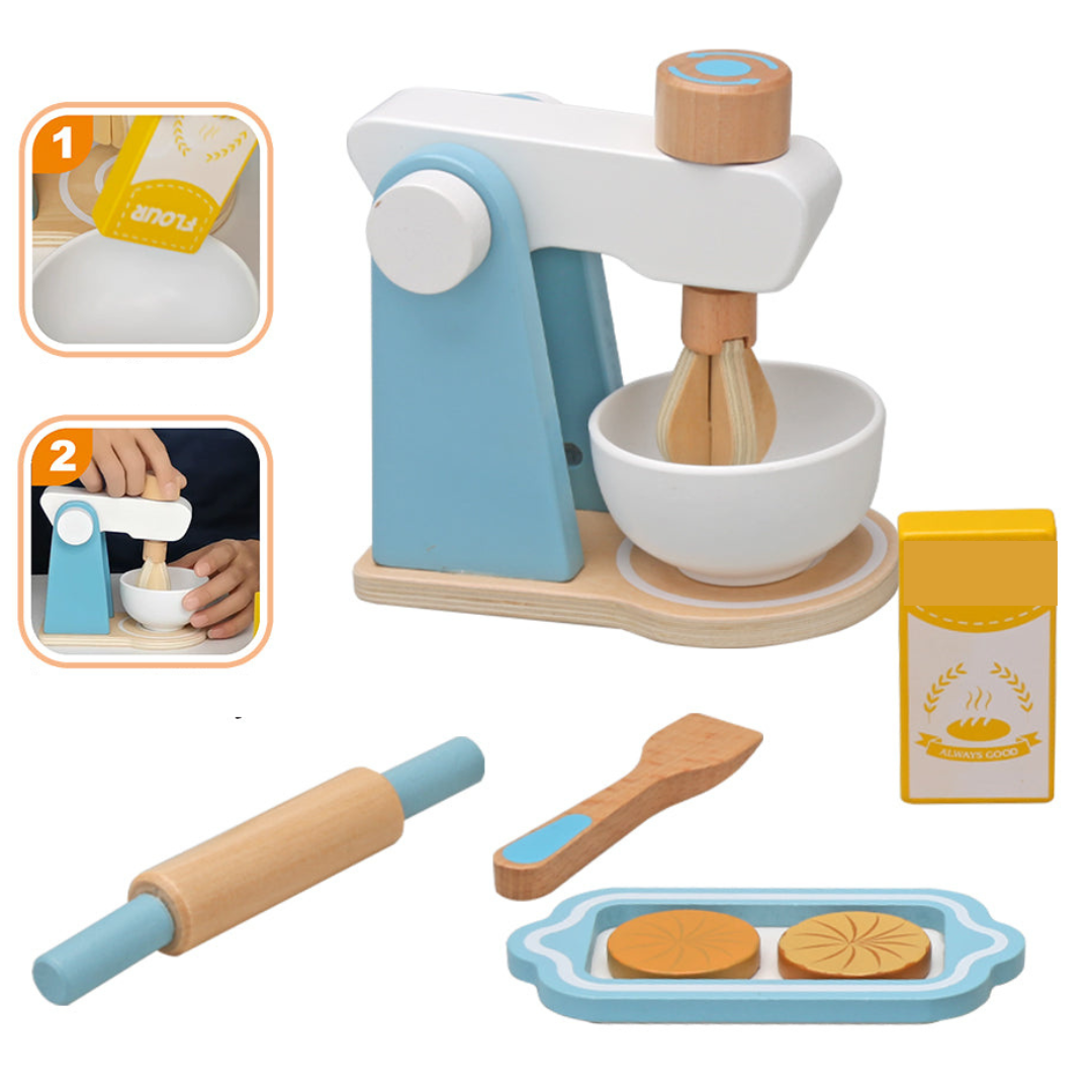 StirStory - hölzernes Mixerspielzeug für Kinder ab 3 Jahren - fördert das fantasievolle Rollenspiel