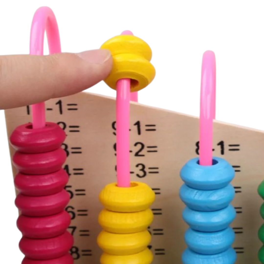 CountColor - Hölzernes Farb- und Zählspielzeug für Kinder ab 2 Jahren