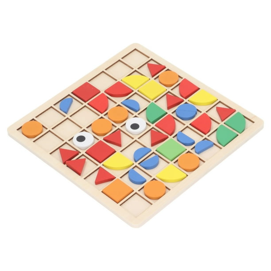 PatternPlay - Holzpuzzle mit Formen für Kinder ab 3 Jahren