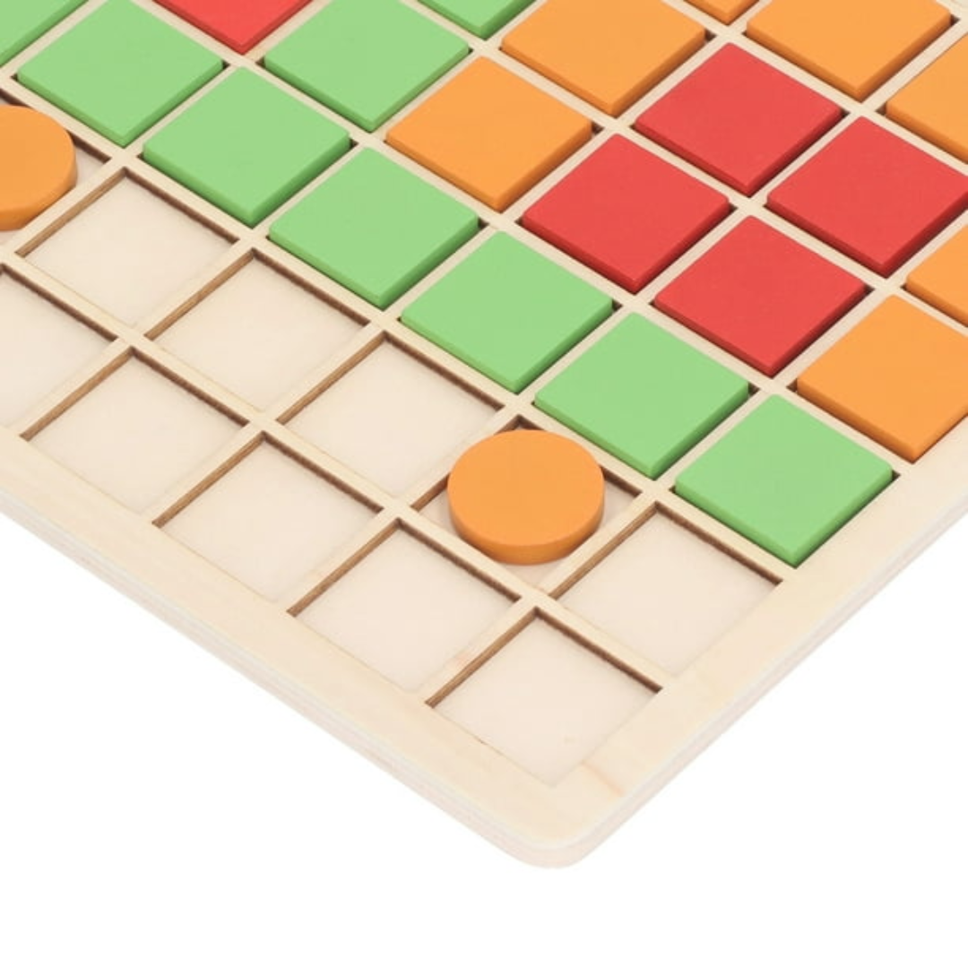 PatternPlay - Holzpuzzle mit Formen für Kinder ab 3 Jahren