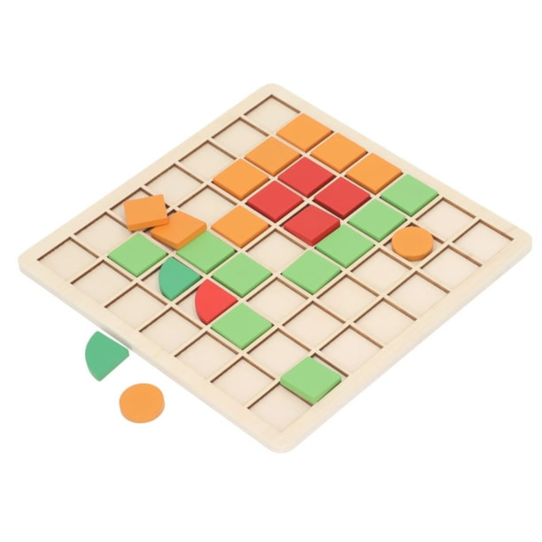 PatternPlay - Holzpuzzle mit Formen für Kinder ab 3 Jahren