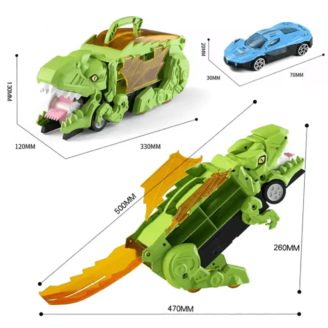 DinoDrive – Dinosaurier-Spielzeugauto für Kinder ab 3+ – Interaktives Spielen und Lernen