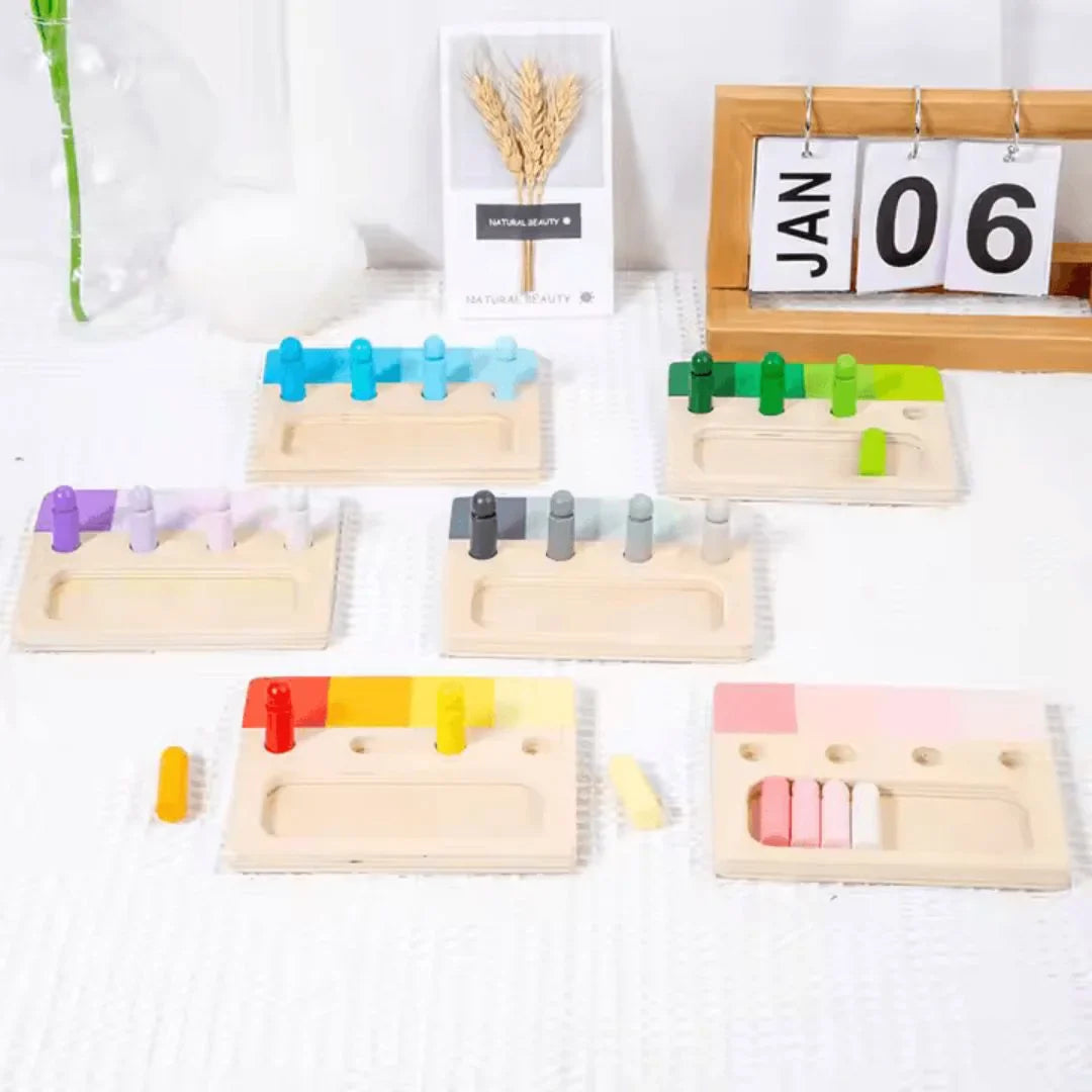 PlayfulPines – Montessori-Lernbrett für Kinder ab 3+ – Fördert Kognitive Fähigkeiten