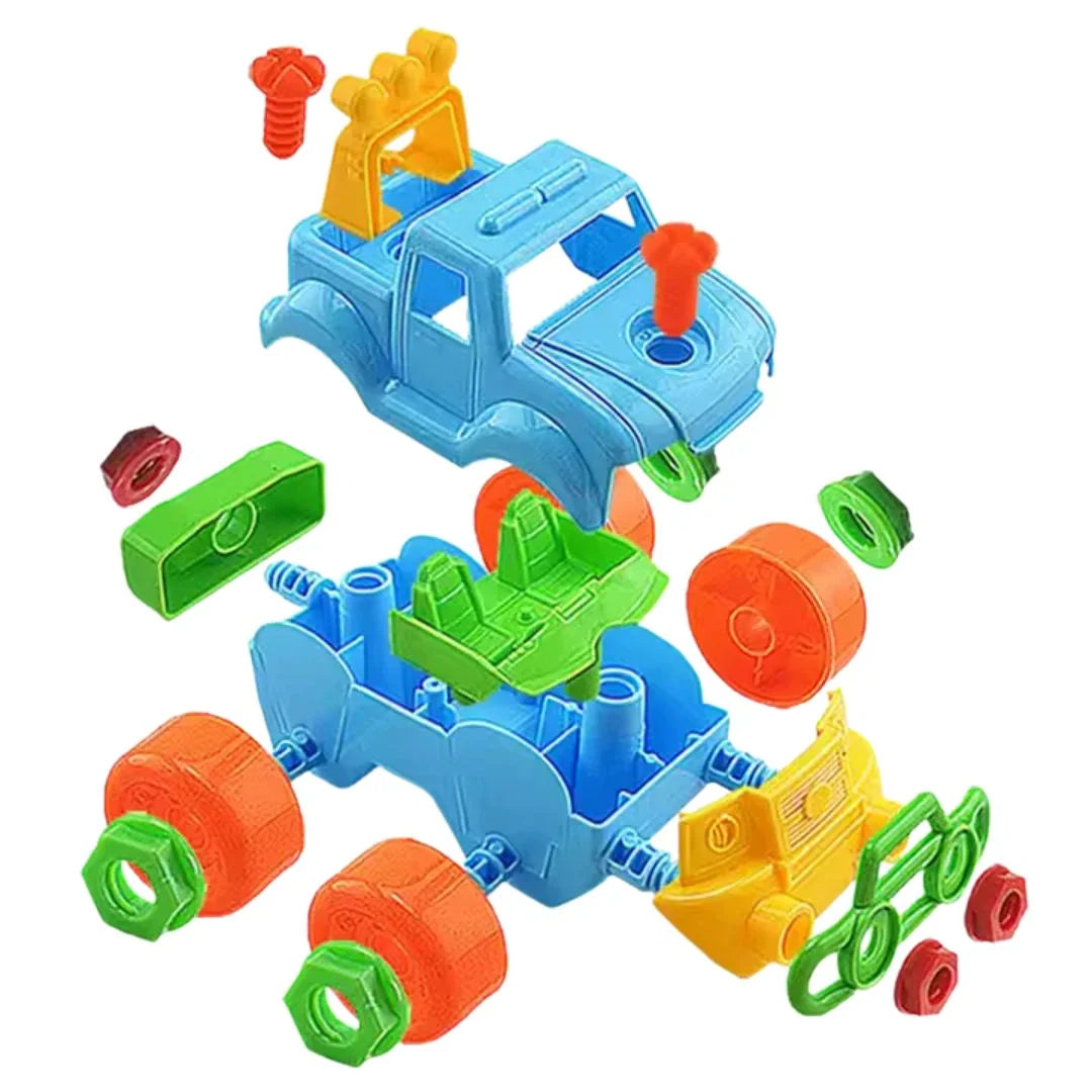 BuildMaster – DIY Fahrzeug Bauset STEM Spielzeug Kinder ab 6 Jahren