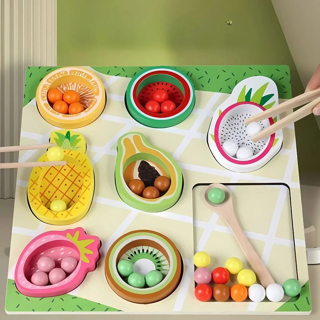 FruityMatch – Holz Obst Sortierspiel 3+