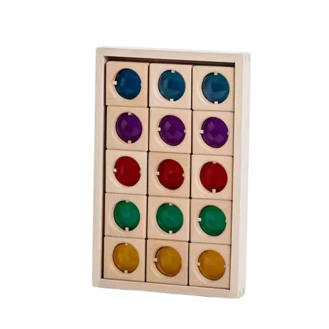 PrismiBlock Buchenholz Prisma Bausteine – STEM Spielzeug Ab 3