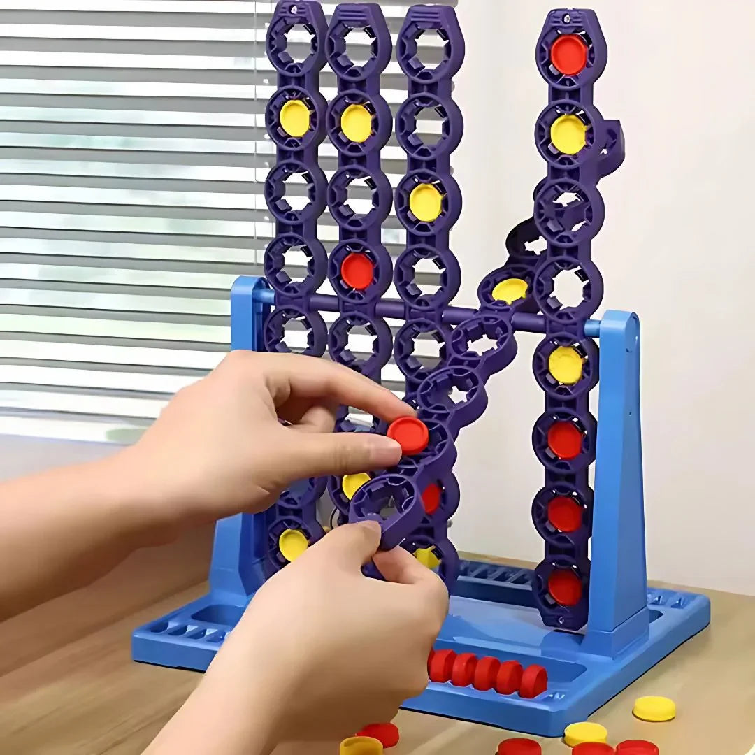 SpinRow – Kinder Dreh Vier Gewinnt Spiel ab 4 Jahren | Strategie & Spaß