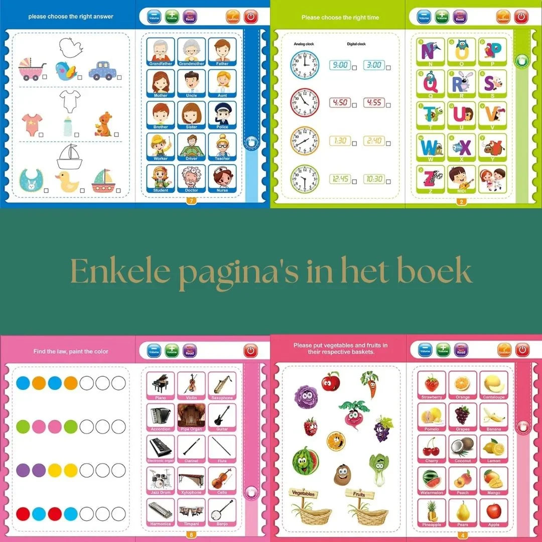 TuneABC – Kinder Musikbuch Buchstaben ab 2 Jahren | Englisches Alphabet & Lieder Lernen