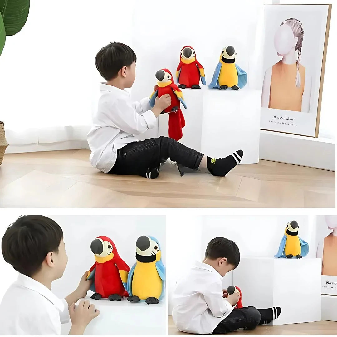 EchoWing – Kinder Interaktiver Sprechender Papagei ab 1 Jahr | Nachplapper & Spielspaß