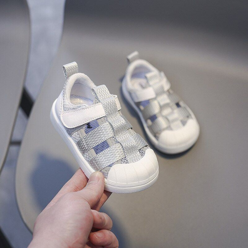 Antislip sandalen met klittenband