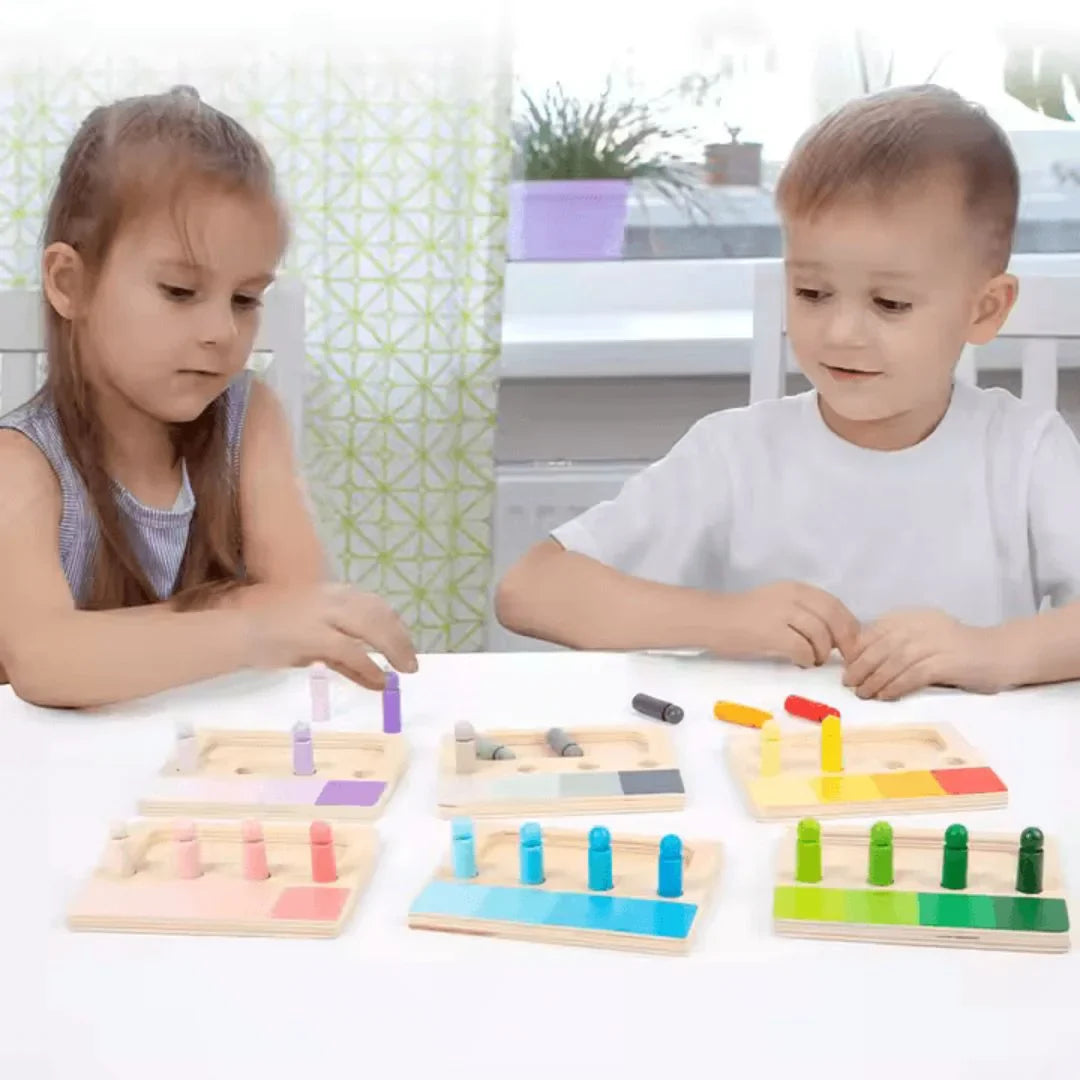 PlayfulPines – Montessori-Lernbrett für Kinder ab 3+ – Fördert Kognitive Fähigkeiten
