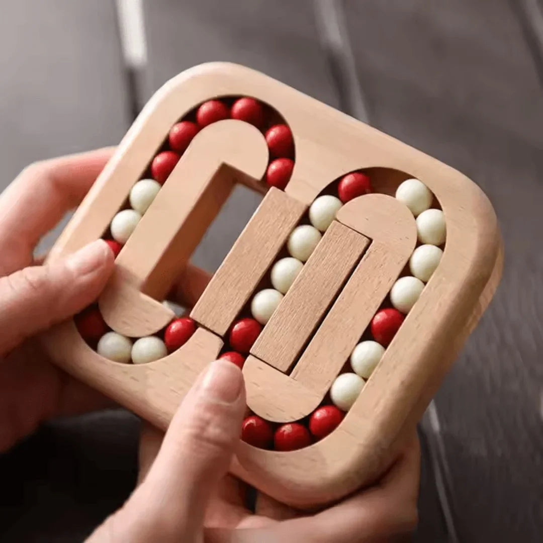 CraftNest – Holzperlen-Set für Kinder ab 3+ – Fördert Feinmotorik