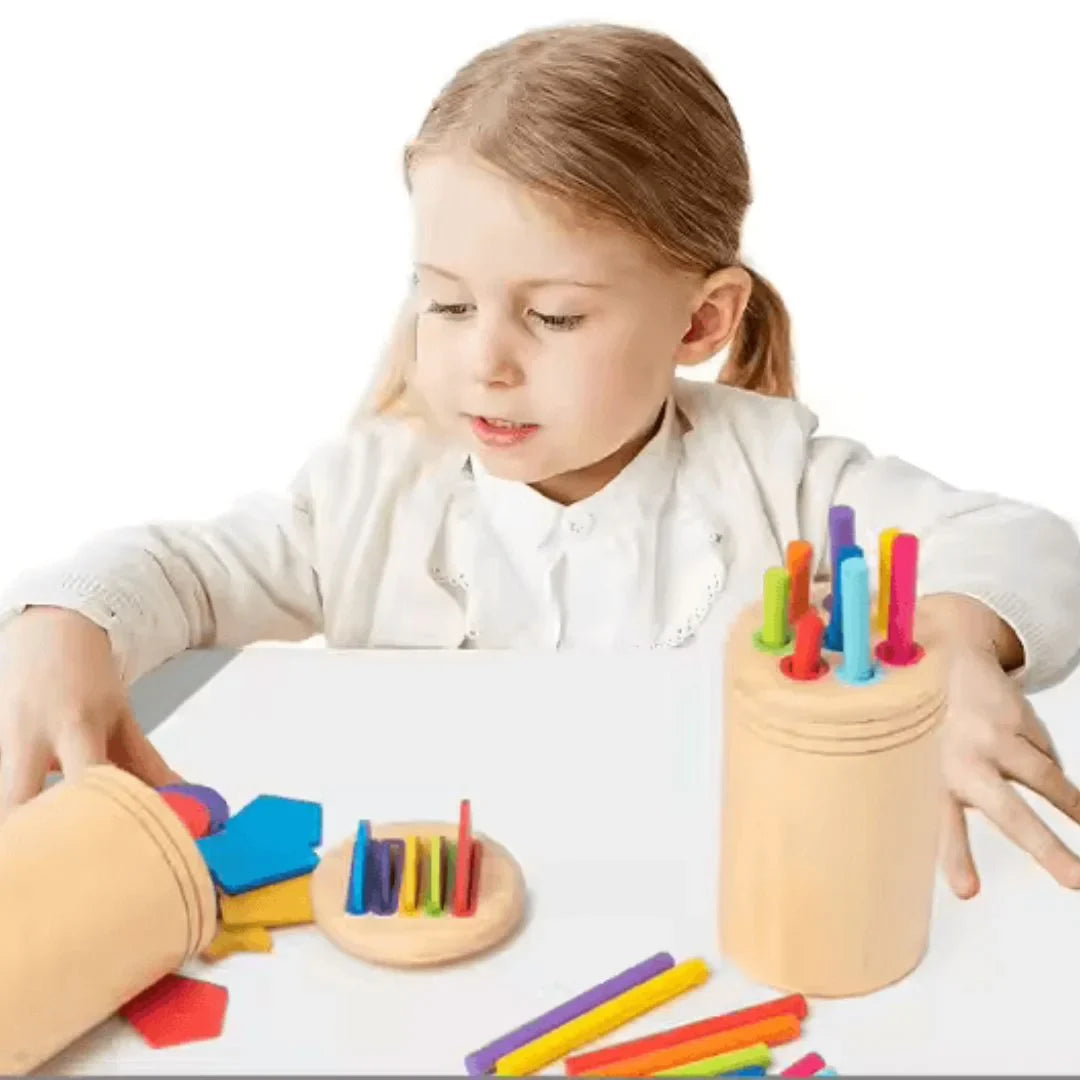 ColorNest – Farbzuordnungsspiel für Kinder ab 3+ – Fördert Feinmotorik