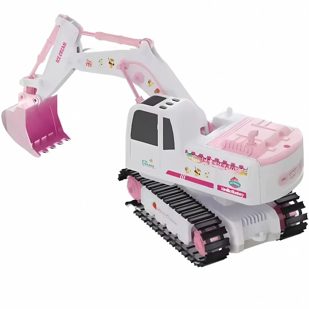 DirtDaisy – Rosa Ferngesteuerter Bagger für Kinder ab 4 Jahren