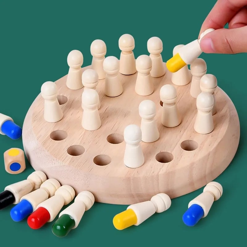 MemoryMinds- - Leuk houten geheugenspel voor het ontwikkelen van cognitieve vaardigheden
