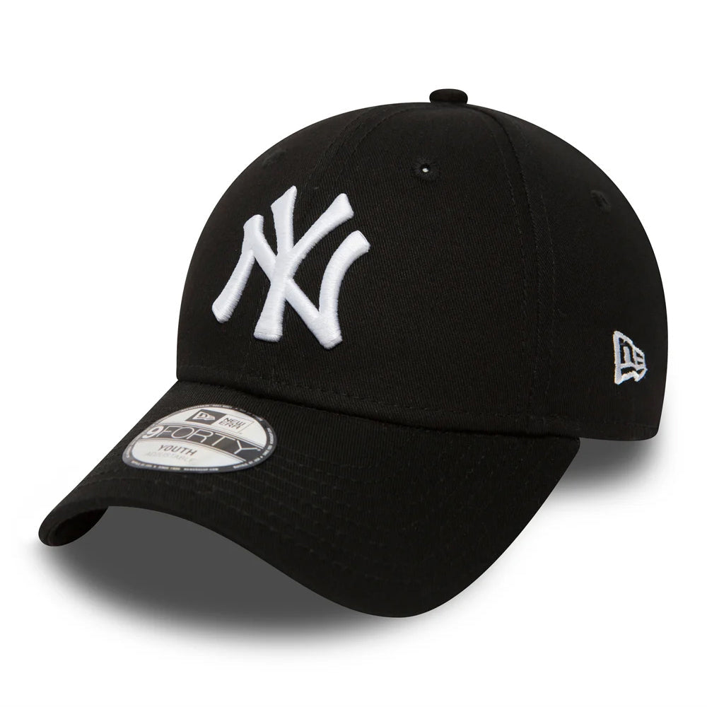 New Era Kids 9FORTY New York Yankees Baseballpet - MLB League Essential - Zwart