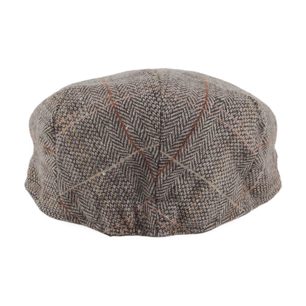 Jaxon & James Kids Tweed Flat Cap - Bruingrijs