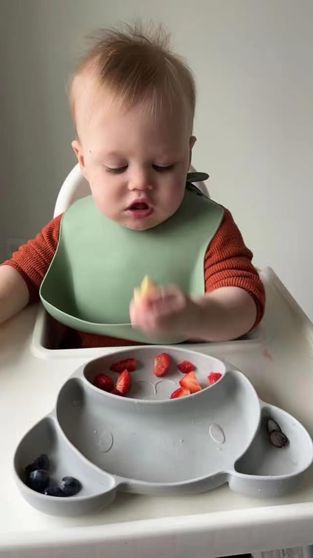 ComfyBib - Silikon Baby Lätzchen Wasserdicht