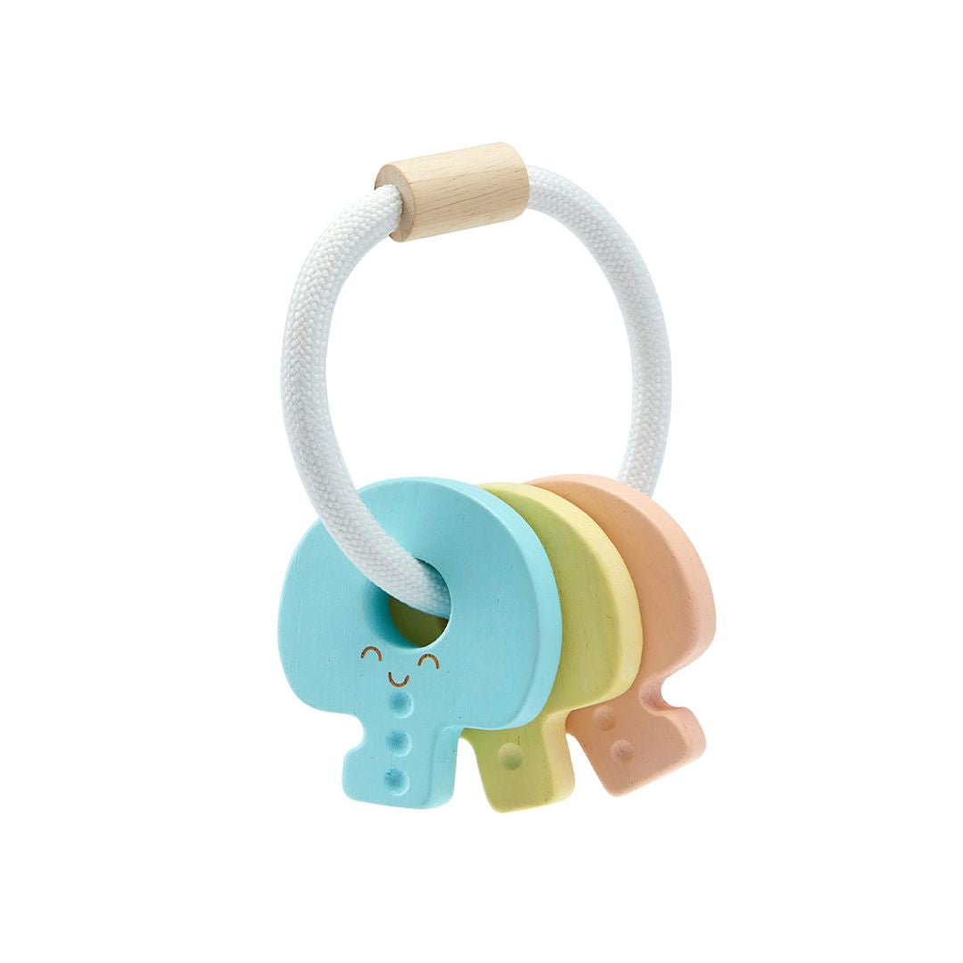 Babysleutelrammelaar - Pastel