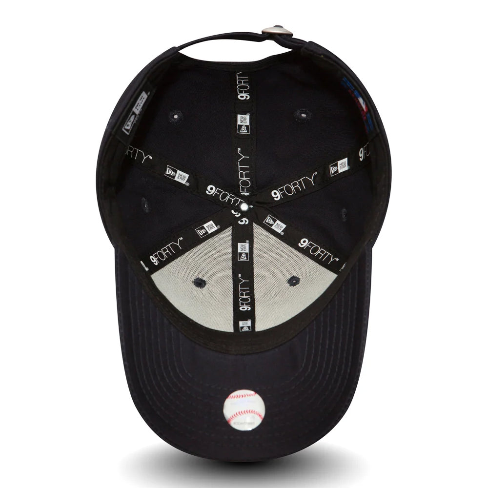 New Era Kids 9FORTY New York Yankees Baseballpet - MLB League Essential - Marineblauw