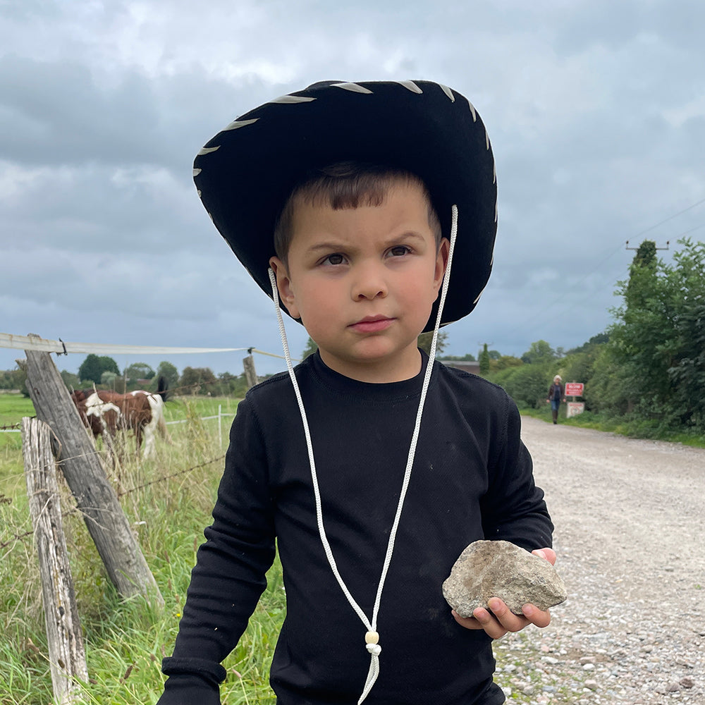 Jaxon & James Kindercowboyhoed - Zwart-Wit