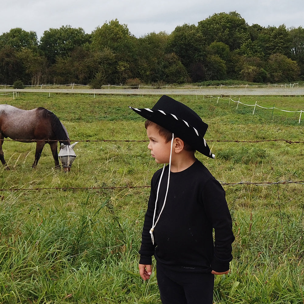Jaxon & James Kindercowboyhoed - Zwart-Wit