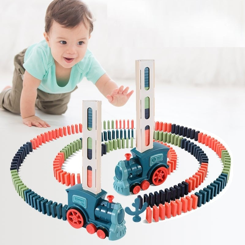 DominoExpress - Domino-Zug - Automatisches Bauklötzchen-Set