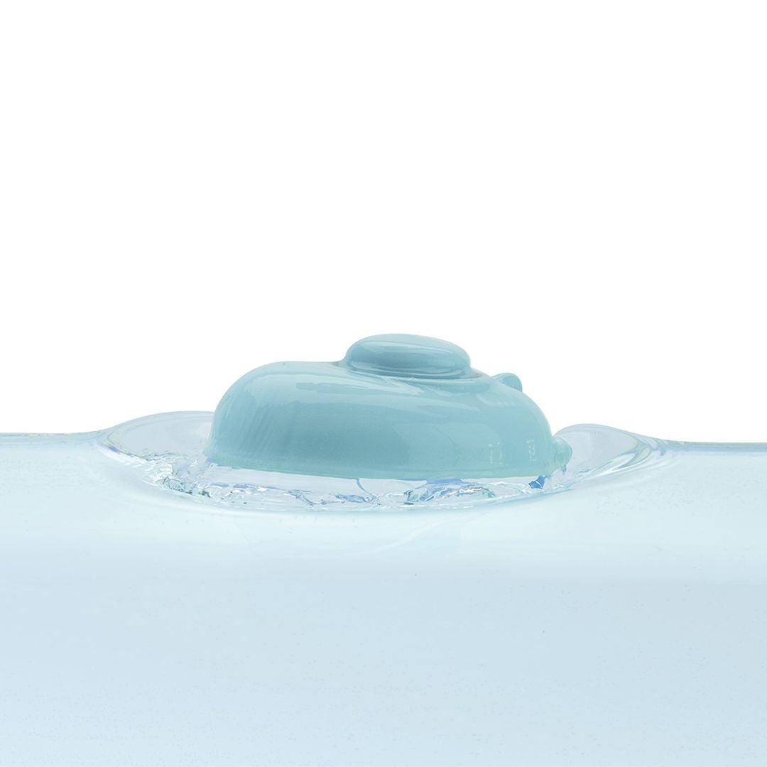 Rubberen cabrioboot - Pastelblauw