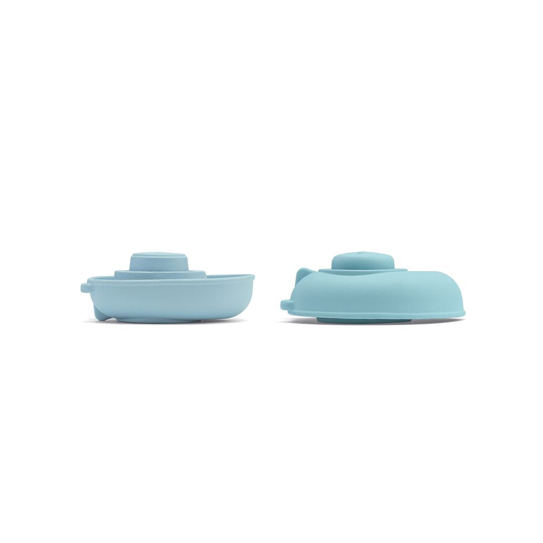 Rubberen cabrioboot - Pastelblauw